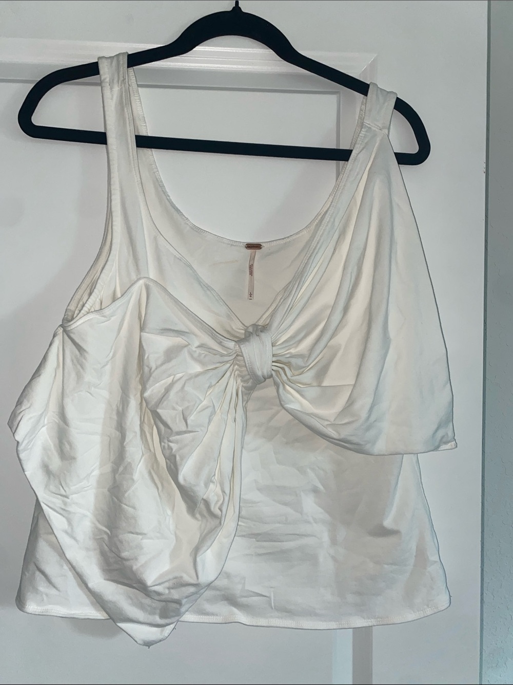 Free People Tank with bow detail